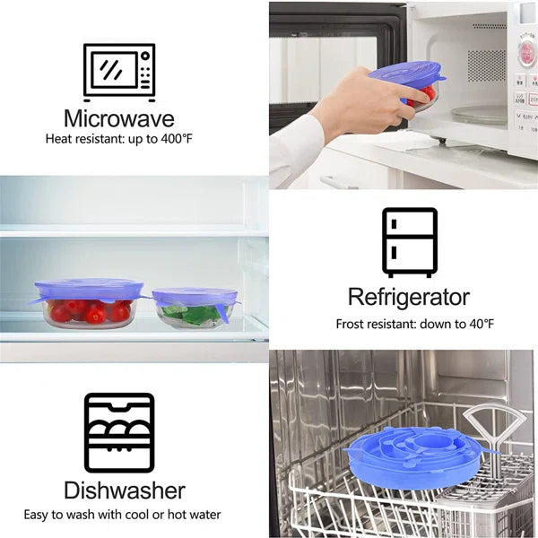 Kitchen Pan silicone Lids Covers