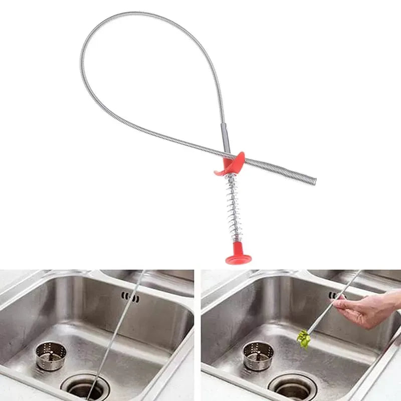 Metal Flexible 30cm Wire Brush Drain Cleaner