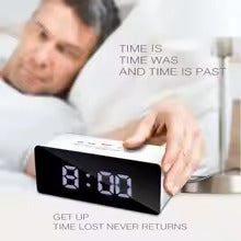 Digital LED Mirror Alarm Clock